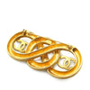 Chanel CC Gold Plated Infinity Brooch Secondhand