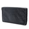 Bottega Veneta Nappa Intrecciato Turn Lock Clutch Secondhand