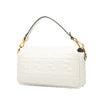 Fendi Zucca Embossed Leather Baguette Satchel Secondhand