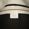 Fendi Zucca Embossed Leather Baguette Satchel Secondhand