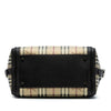Burberry Haymarket Check Coated Canvas Top Handle Bag Secondhand