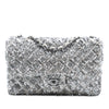 Secondhand Chanel Medium Classic Satin and Sequin Single Flap