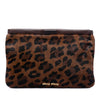 Miu Miu Leopard Printed Calfskin Hair Frame Clutch Secondhand