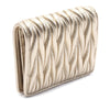 Miu Miu Metallic Matelasse Wallet Secondhand