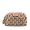 Gucci GG Canvas Bamboo Clutch Secondhand