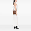 Burberry Small Grainy Calfskin and House Check Banner Satchel Secondhand