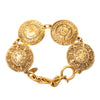 Chanel Gold Plated Medallion Link Bracelet Secondhand