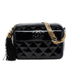 Chanel CC Quilted Patent Camera Bag Secondhand
