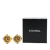 Secondhand Chanel Gold Plated CC Clip On Earrings