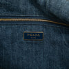 Secondhand Prada Denim Canapa Logo Tote