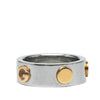 Gucci Stainless Steel and Yellow Gold Plated Combi Ring Secondhand