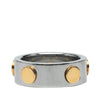 Gucci Stainless Steel and Yellow Gold Plated Combi Ring Secondhand