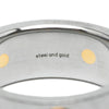 Gucci Stainless Steel and Yellow Gold Plated Combi Ring Secondhand
