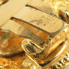 Chanel CC Gold Plated Round Clip on Earrings Secondhand