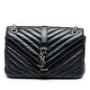 Saint Laurent Medium Crinkled Calfskin Punk Chain Bag Secondhand