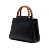 Gucci Small Leather Bamboo Nymphaea Satchel Secondhand