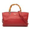 Gucci Medium Calfskin Bamboo Shopper Satchel Secondhand