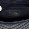 Chanel CC Chevron Aged Calfskin Top Handle Flap Secondhand