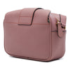 Burberry Small House Check Canvas Trimmed Grained Calfskin Buckle Crossbody Secondhand