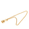 Chanel CC Gold Plated Quilted Pendant Necklace Secondhand