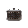 Chanel Paris Edinburgh Mini Gunmetal Grid Cage Clutch on Chain Secondhand