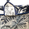 Dior Large Canvas Embroidered Palm Tree Toile De Jouy Book Tote Secondhand