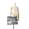 Dior Large Canvas Embroidered Palm Tree Toile De Jouy Book Tote Secondhand