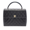 Chanel Quilted Lambskin Kelly Top Handle Bag Secondhand
