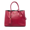 Prada Large Saffiano Cuir Double Satchel Secondhand