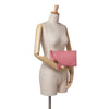 Gucci Calfskin Bamboo Clutch Secondhand