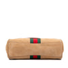 Gucci Medium Suede Web Horsebit Paparazzo Top Handle Bag Secondhand
