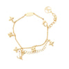 Secondhand Louis Vuitton Gold Plated LV Floragram Bracelet