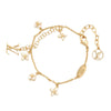 Secondhand Louis Vuitton Gold Plated LV Floragram Bracelet