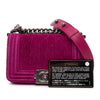 Chanel Mini Velvet Boy Flap Secondhand