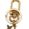Louis Vuitton Gold Plated Monogram Blooming Flowers Bag Charm and Key Holder Secondhand