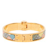 Hermès Narrow Bolduc au Carre Enamel Hinge Bracelet PM Secondhand
