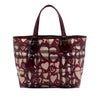 Burberry House Check Coated Canvas Hearts Gracie Tote Secondhand