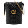 Gucci Small GG Marmont Matelasse Calfskin Bucket Bag Secondhand