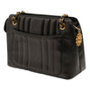 Chanel CC Vertical Quilt Lambskin Medallion Shoulder Bag Secondhand