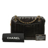 Chanel CC Vertical Quilt Lambskin Medallion Shoulder Bag Secondhand