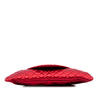 Chanel CC Quilted Satin Half Moon Flap Clutch Secondhand