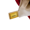 Chanel CC Quilted Satin Half Moon Flap Clutch Secondhand