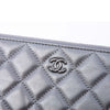 Chanel Medium Quilted Metallic Lambskin O Case Clutch Secondhand