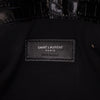 Secondhand Saint Laurent Croc Embossed Leather Uptown Pouch