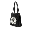Chanel Lambskin Embossed Camellia Logo Tote Secondhand