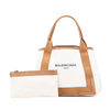 Balenciaga Canvas Navy Cabas S Tote Secondhand