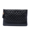 Chanel Large Aged Calfskin Gabrielle O Case Clutch Secondhand
