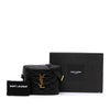 Saint Laurent Quilted Lambskin Monogram June Box Bag Secondhand