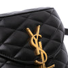 Saint Laurent Quilted Lambskin Monogram June Box Bag Secondhand