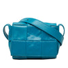 Bottega Veneta Candy Paper Calfskin Intrecciato Cassette Crossbody Secondhand